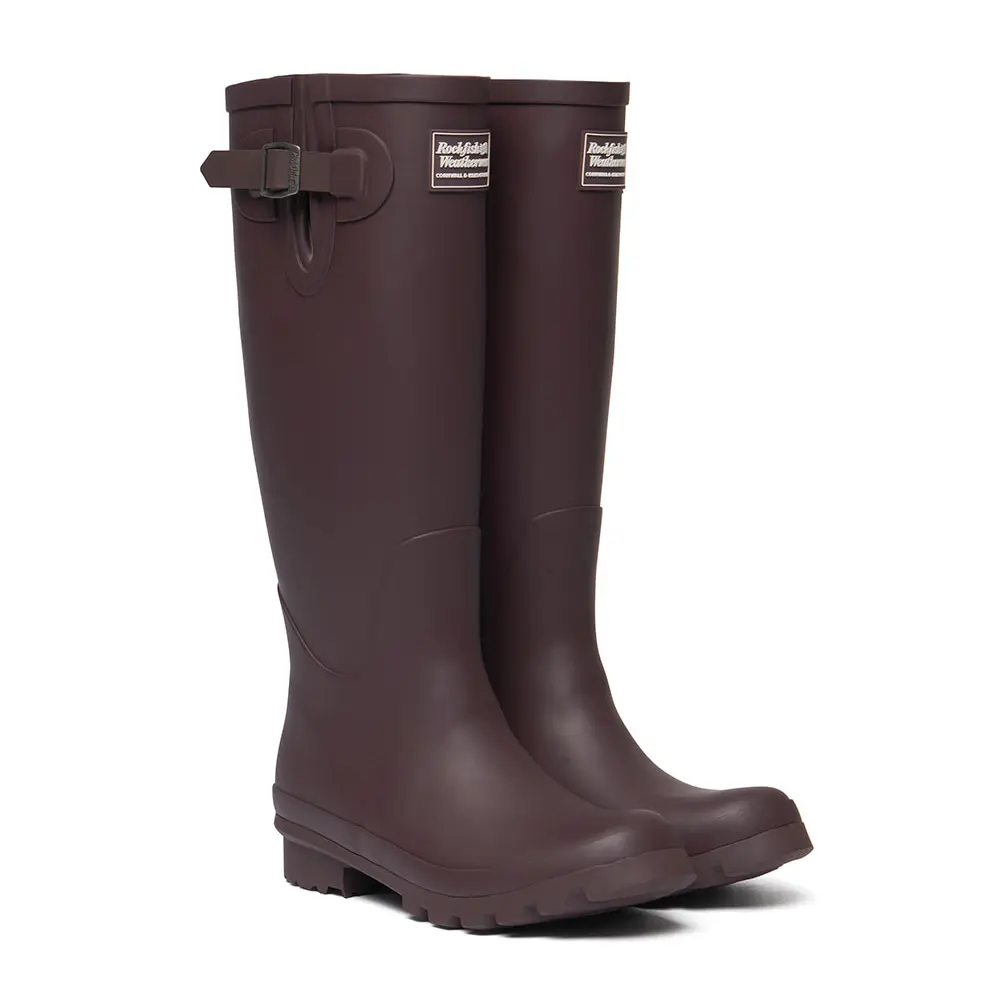 韓國 ROCKFISH NEW ORIGINAL RAIN BOOTS LONG 女款 經典霧面長筒雨靴 八色/ 深酒紅DARKBURGUND/ 230-235mm