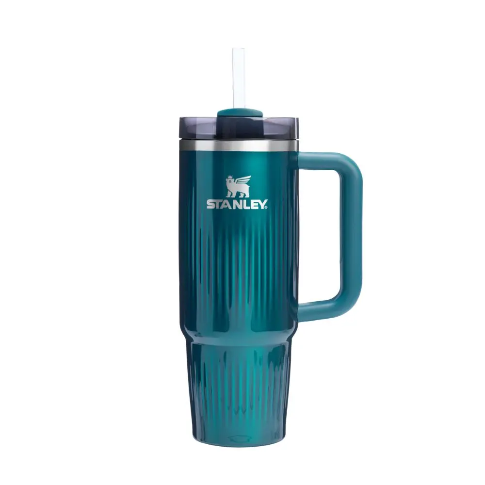 STANLEY TEXTURE系列吸管隨手杯2.0/ 0.88L/ 祖母綠