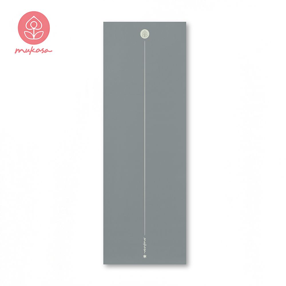 【Mukasa】PVC瑜珈墊 6mm - 極光灰 - MUK-25121