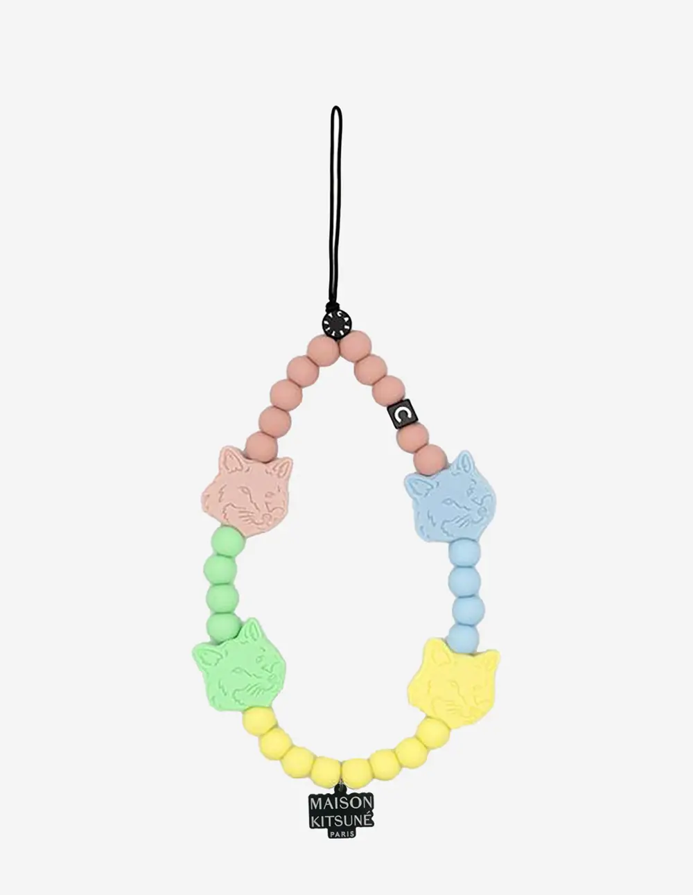 MAISON KITSUNÉ x CASETIFY 彩色變化狐狸頭手機掛繩