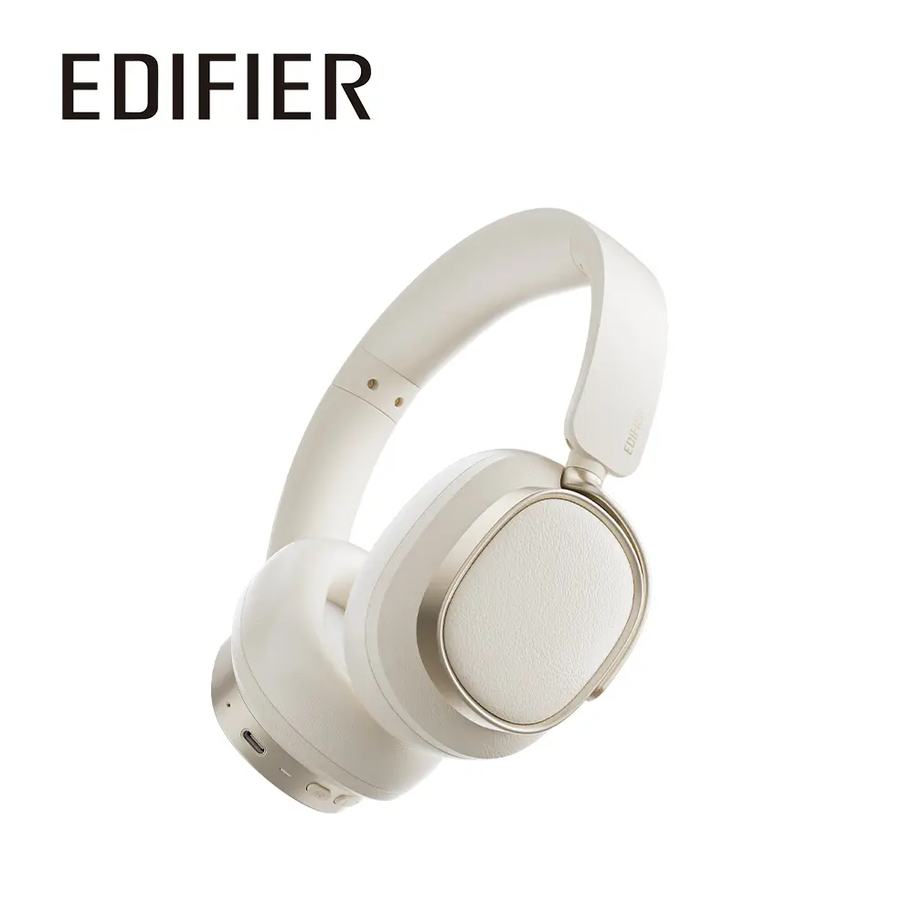 EDIFIER ES850NB 無線降噪耳罩耳機/ 香草白