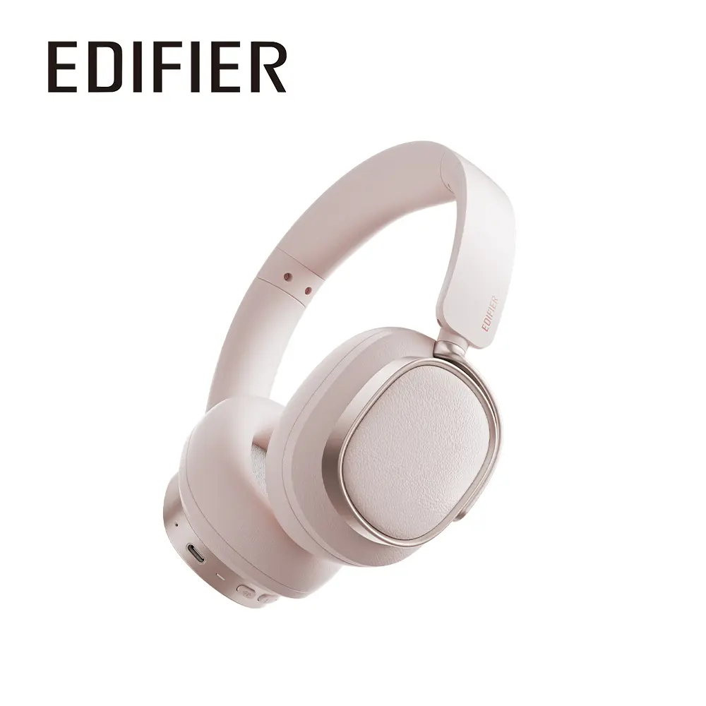 EDIFIER ES850NB 無線降噪耳罩耳機/ 櫻花粉