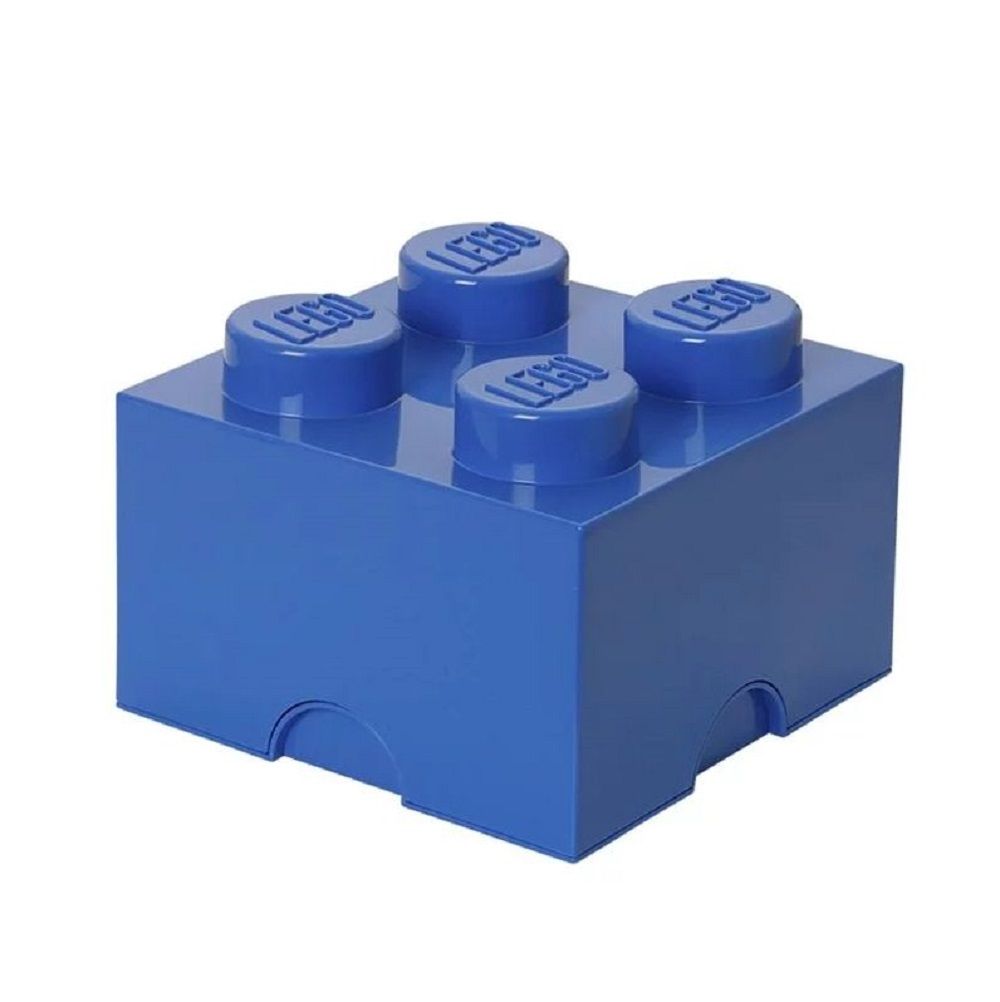 Room Copenhagen 樂高LEGO® 4凸收納盒/ 藍色