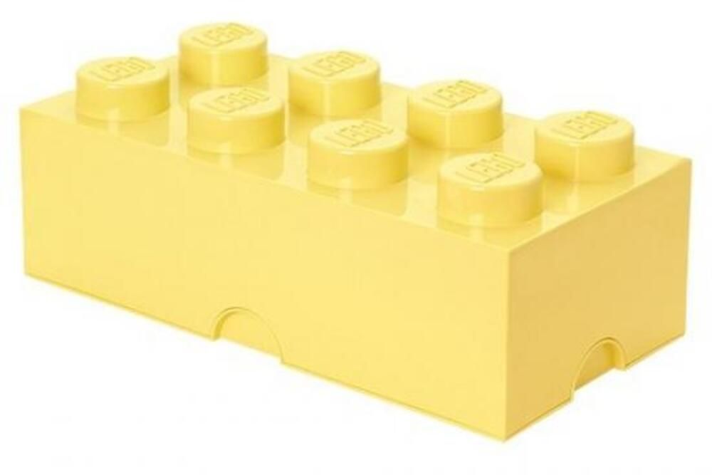Room Copenhagen 樂高LEGO® 8凸收納盒/ 淺黃色