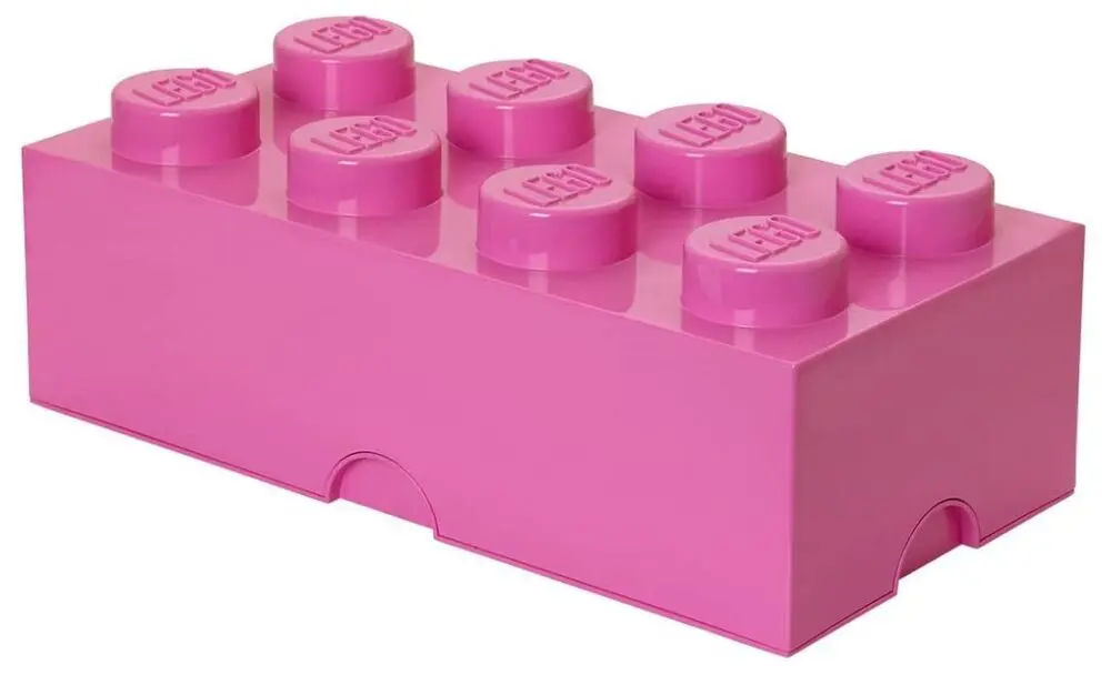 Room Copenhagen 樂高LEGO® 8凸收納盒/ 粉色