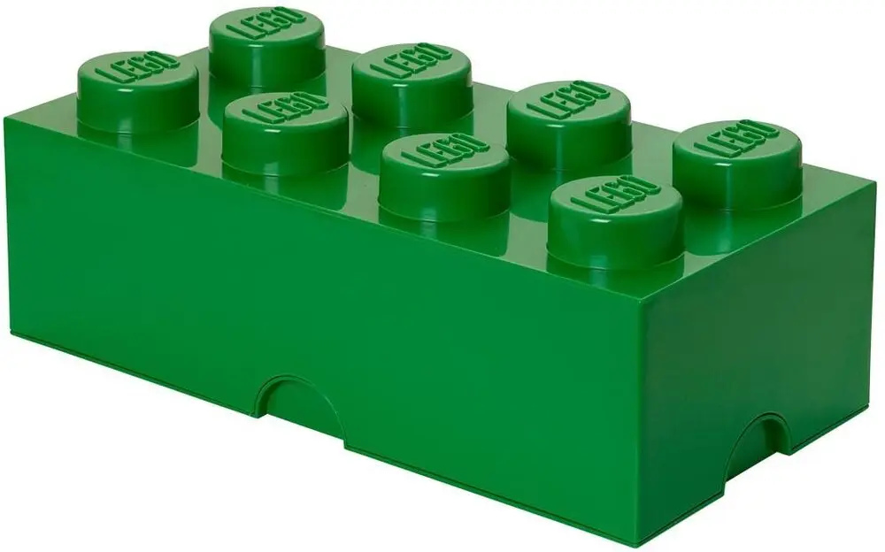 Room Copenhagen 樂高LEGO® 8凸收納盒/ 綠色