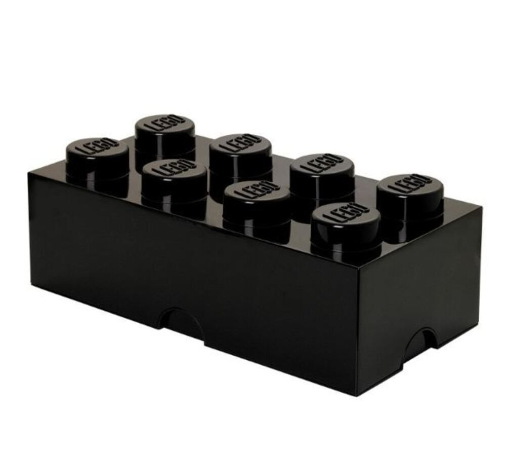 Room Copenhagen 樂高LEGO® 8凸收納盒/ 黑色