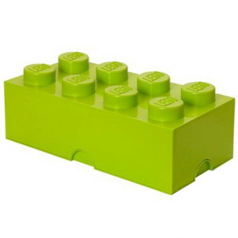 Room Copenhagen 樂高LEGO® 8凸收納盒/ 檸檬綠