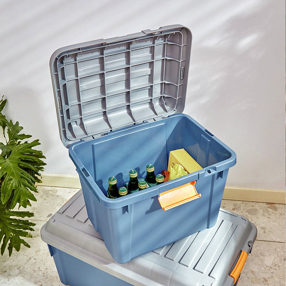 日本天馬 INCARGO 置物收納箱-37L/ 湖水藍