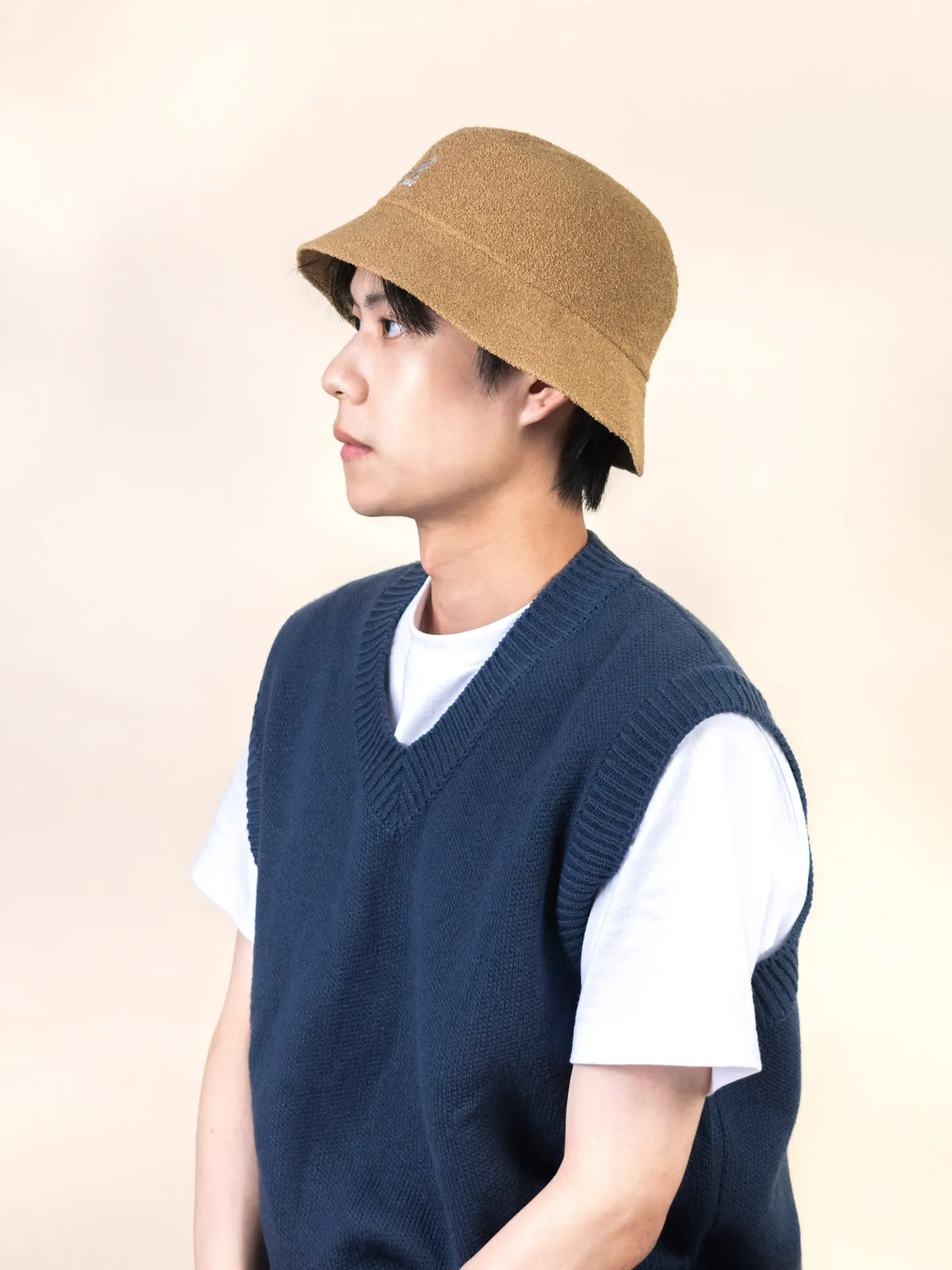 KANGOL BERMUDA BUCKET漁夫帽/ 燕麥色/ M
