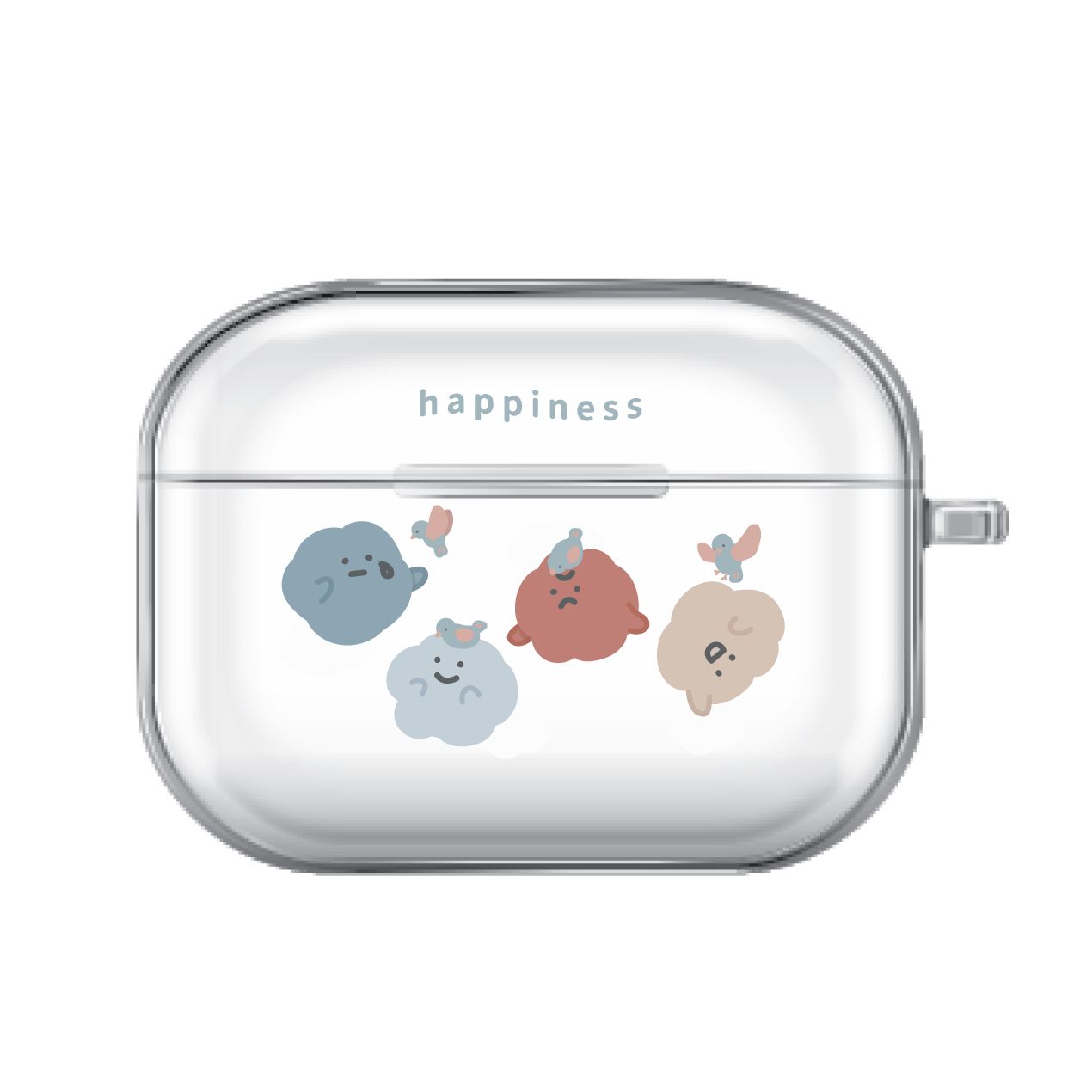 方坊 連體透明耳機保護套/ 幸福青鳥/ AirPods 1/2