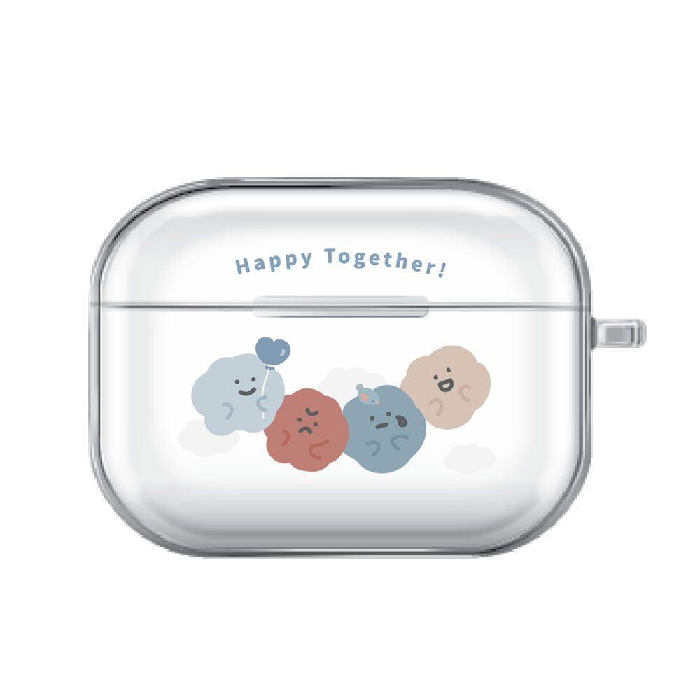 方坊 連體透明耳機保護套/ Happy Together/ AirPods Pro 2