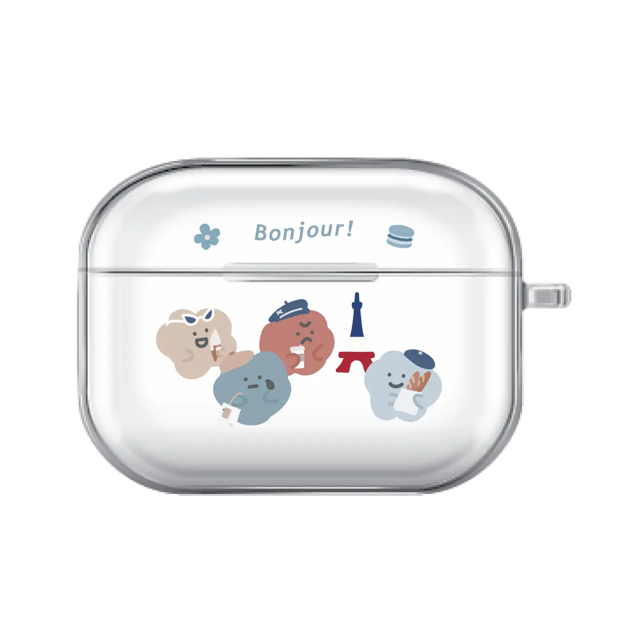 方坊 連體透明耳機保護套/ 小巴黎/ AirPods Pro 2