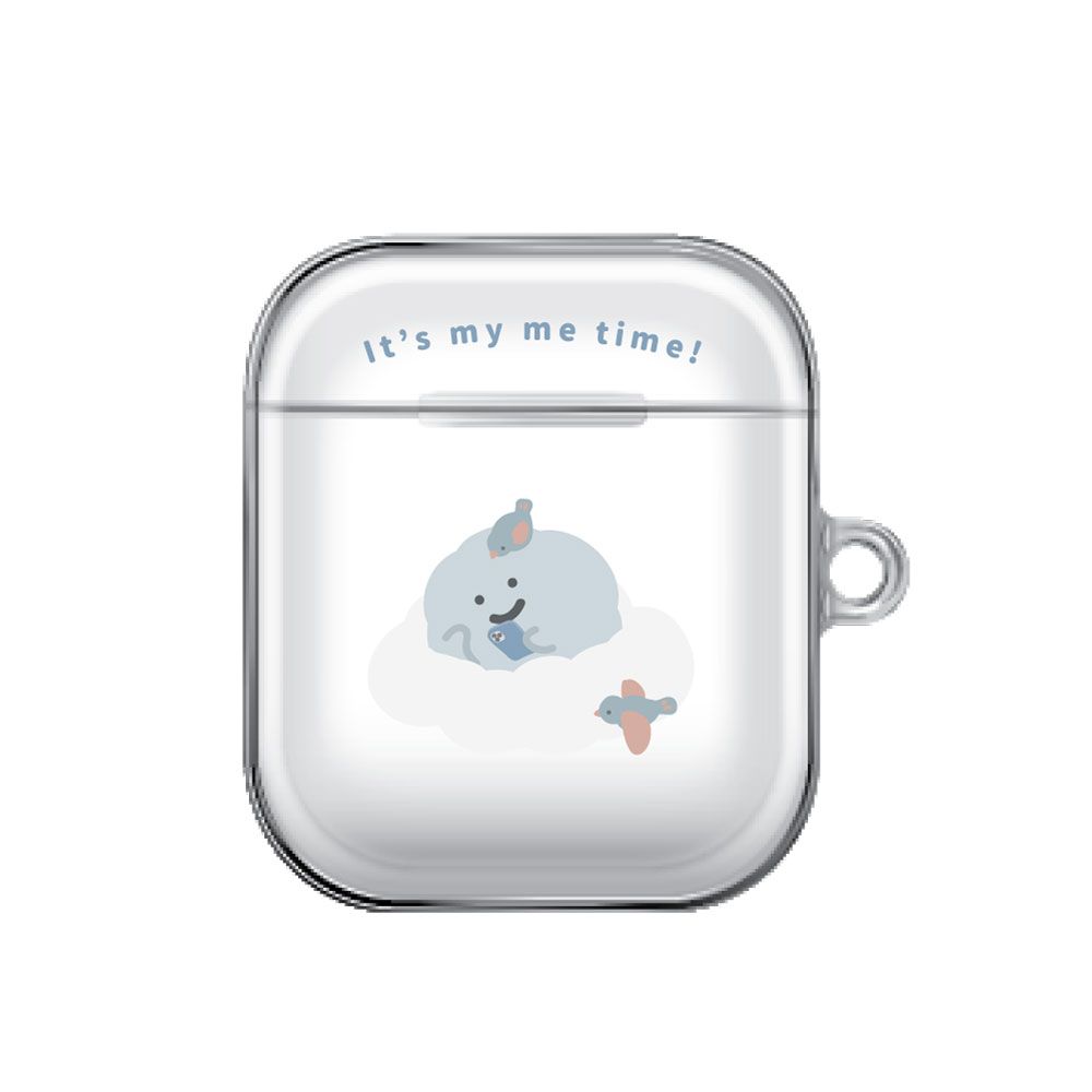 方坊 連體透明耳機保護套/ Me Time/ AirPods 1/2