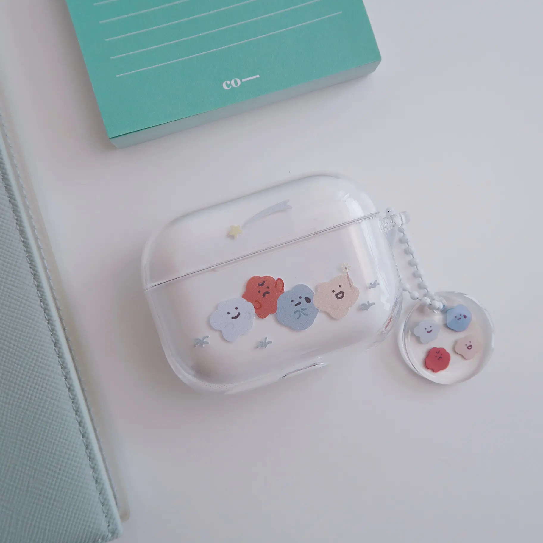 方坊 連體透明耳機保護套/ 流星祈願/ AirPods Pro 2
