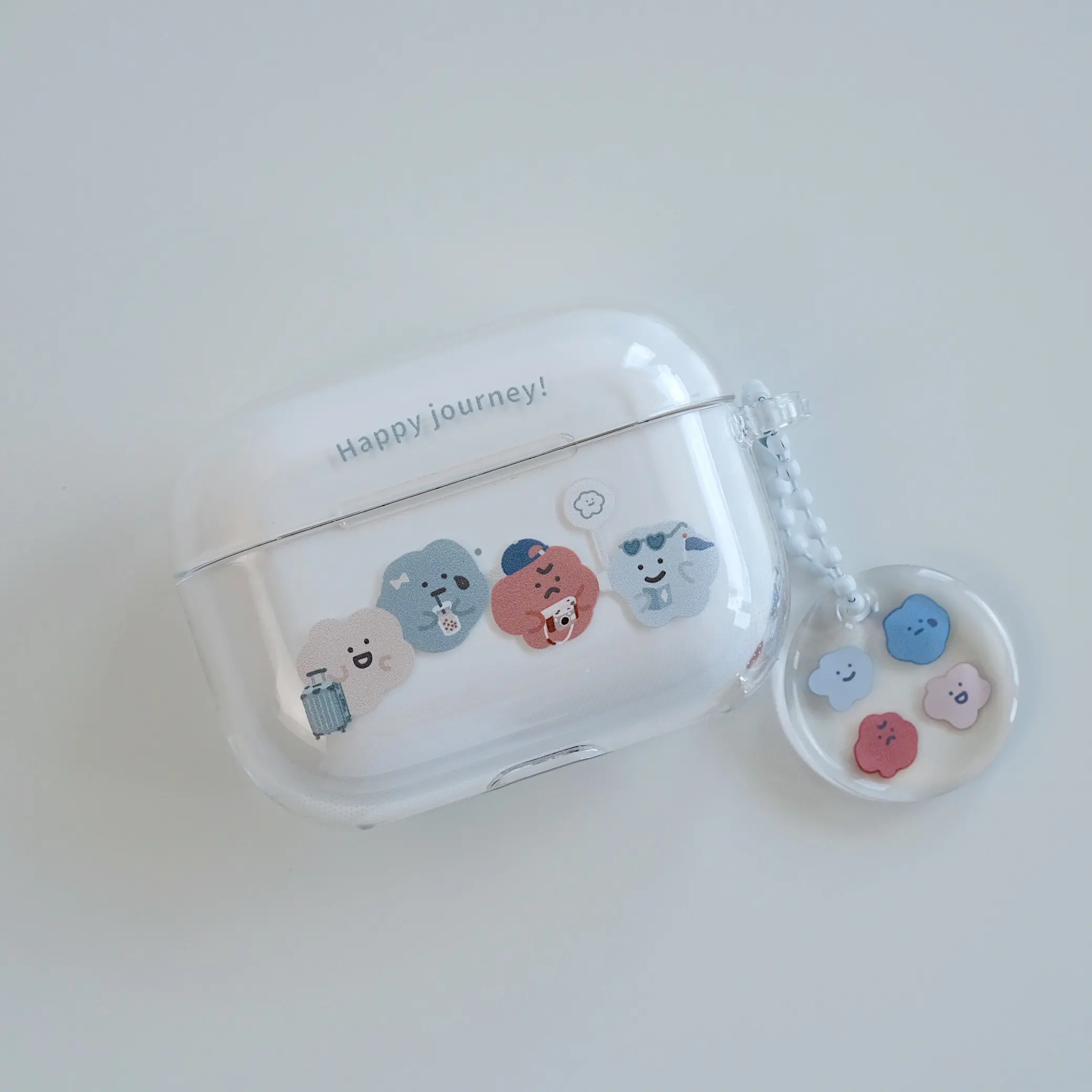 方坊 連體透明耳機保護套/ 旅行趣/ AirPods Pro