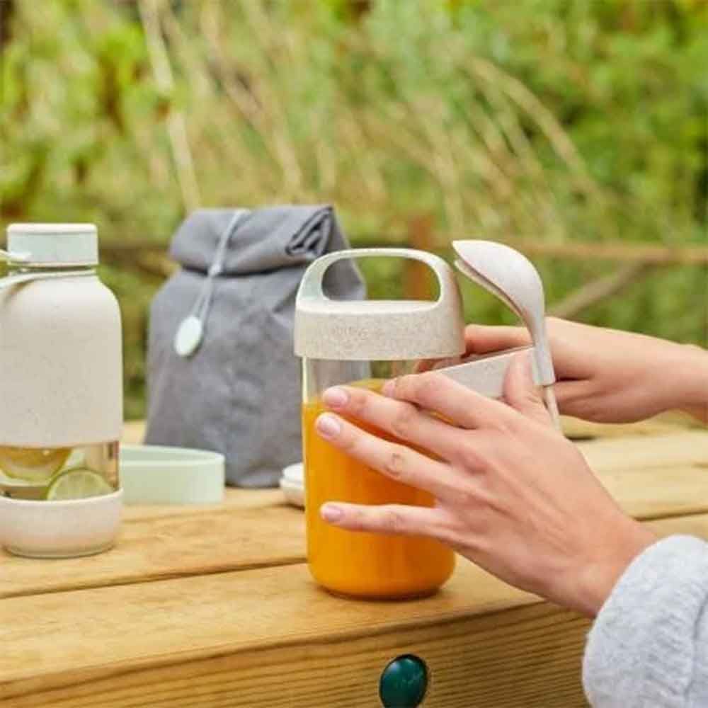 LEKUE｜ 附匙手提式便當盒(600ml)
