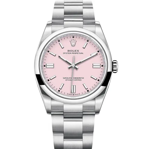 【Rolex 勞力士】Oyster Perpetual 126000 糖果粉面 36mm
