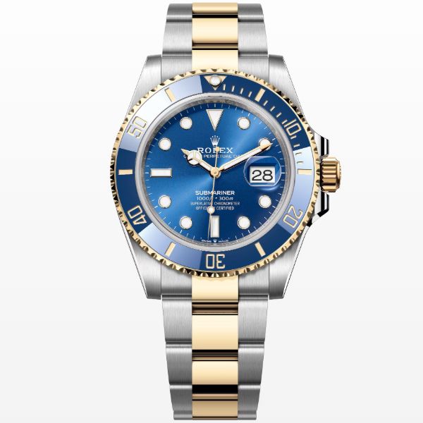 【Rolex 勞力士】Submariner Date 半金藍水鬼 126613LB 41mm