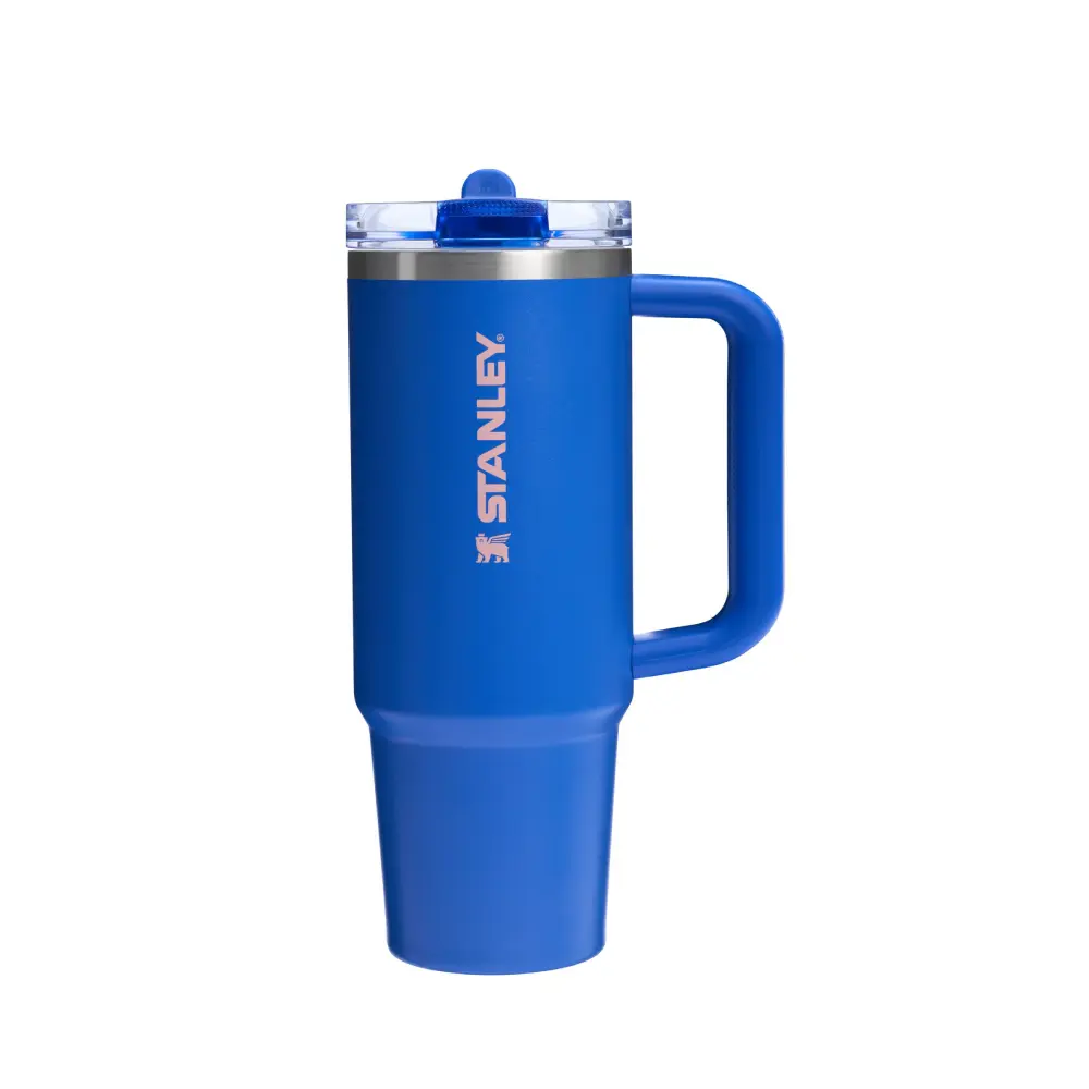 STANLEY防漏吸管隨手杯/ 0.88L/ 皇家藍