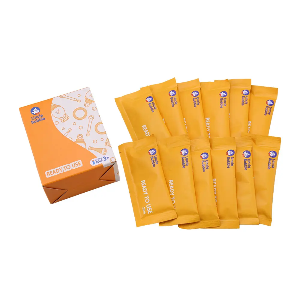 安可堡Uncle Bubble七彩連續泡泡水/ 25ml/ 12入/ 盒裝