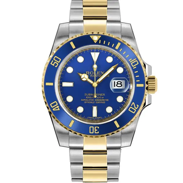【Rolex 勞力士】Submariner Date 半金藍水鬼 116613LB 40mm