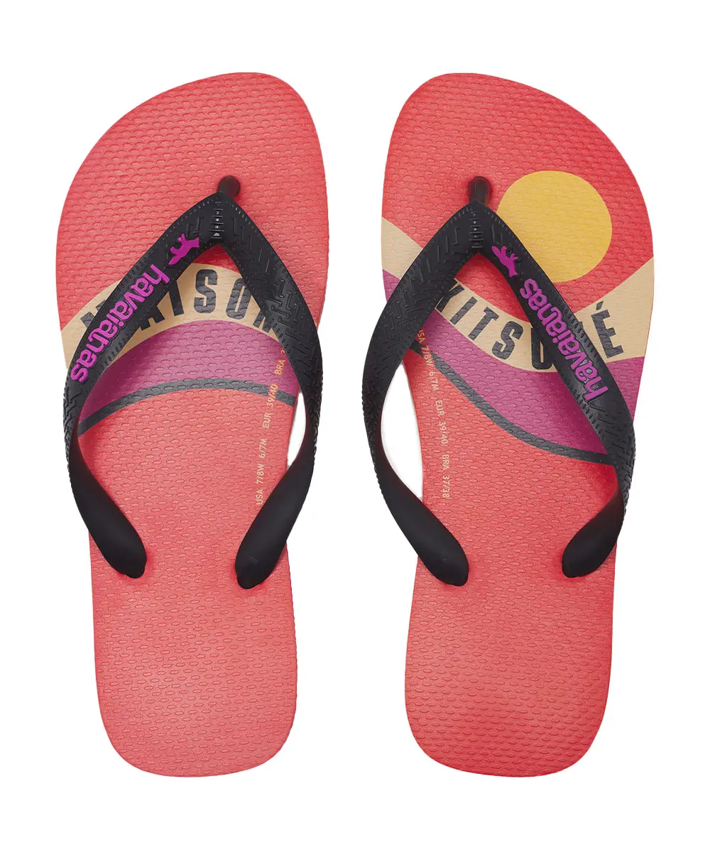 MAISON KITSUNÉ x HAVAIANAS 夾腳拖-探戈橘/ 35