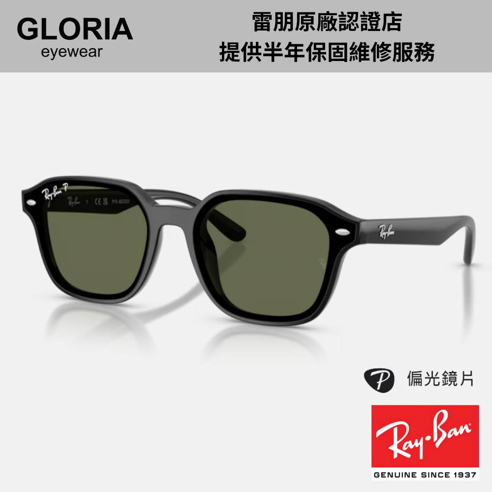 Ray Ban｜RB4458D-601/9A 方形膠框偏光太陽眼鏡/ 公司貨