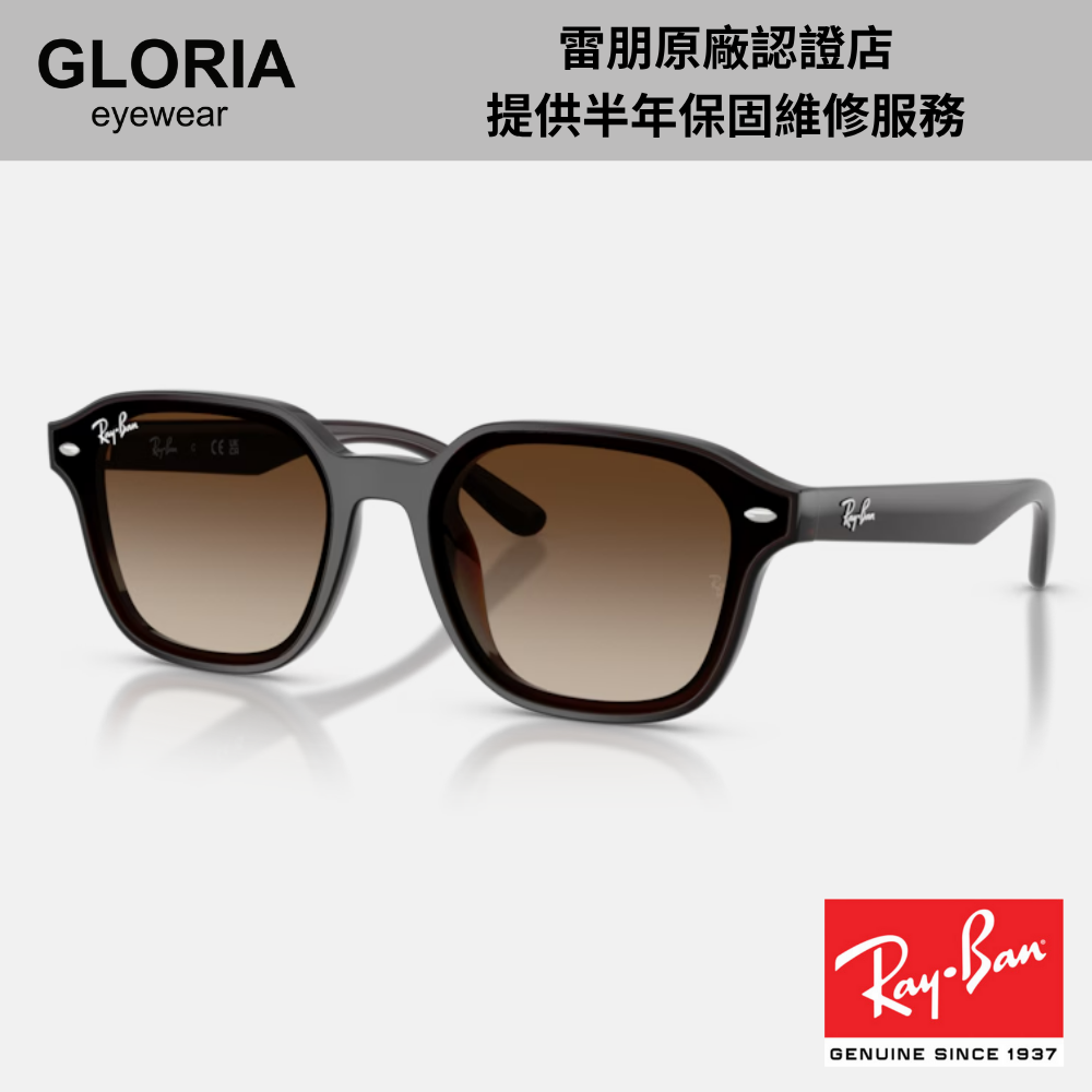 Ray Ban｜RB4458D-714/13 方形膠框漸層太陽眼鏡/ 公司貨