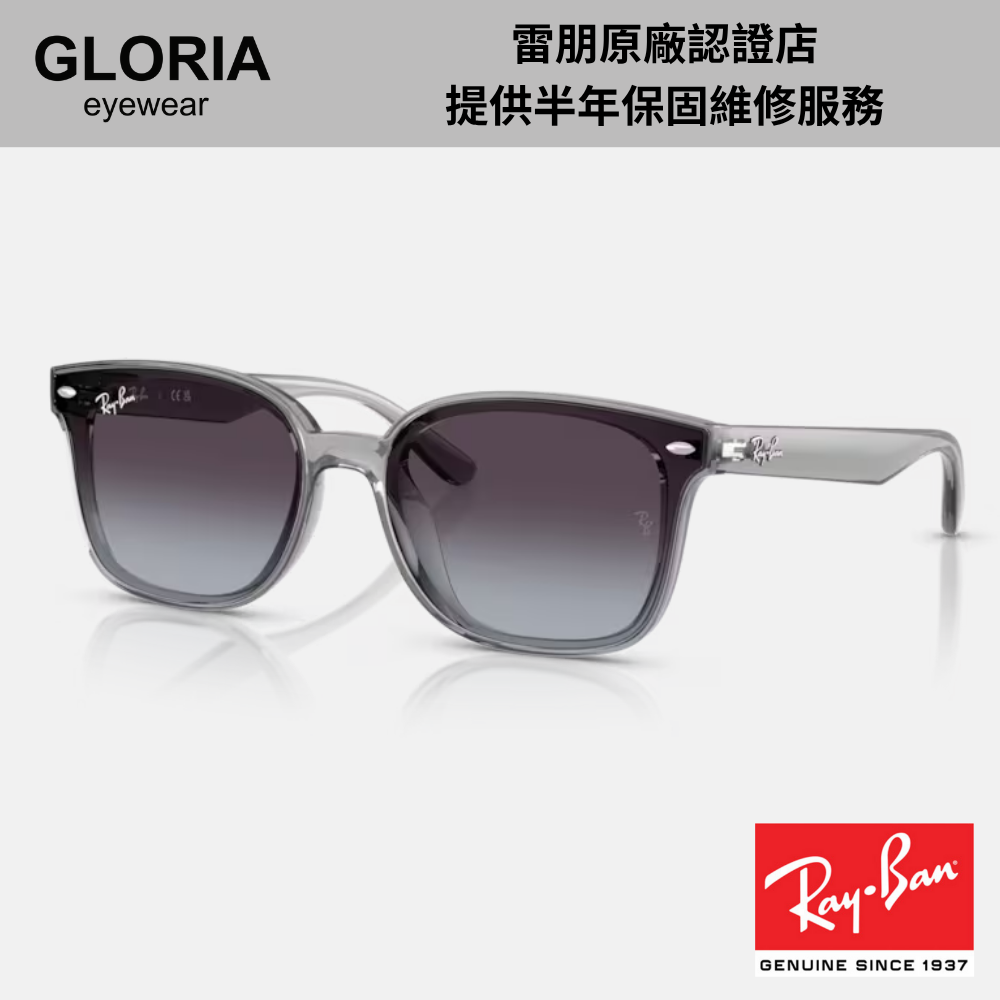Ray Ban｜RB4461D-64508G 方形膠框漸層太陽眼鏡/ 公司貨