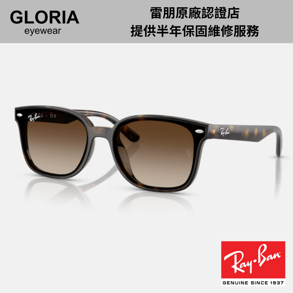 Ray Ban｜RB4461D-710/13 方形膠框漸層太陽眼鏡/ 公司貨