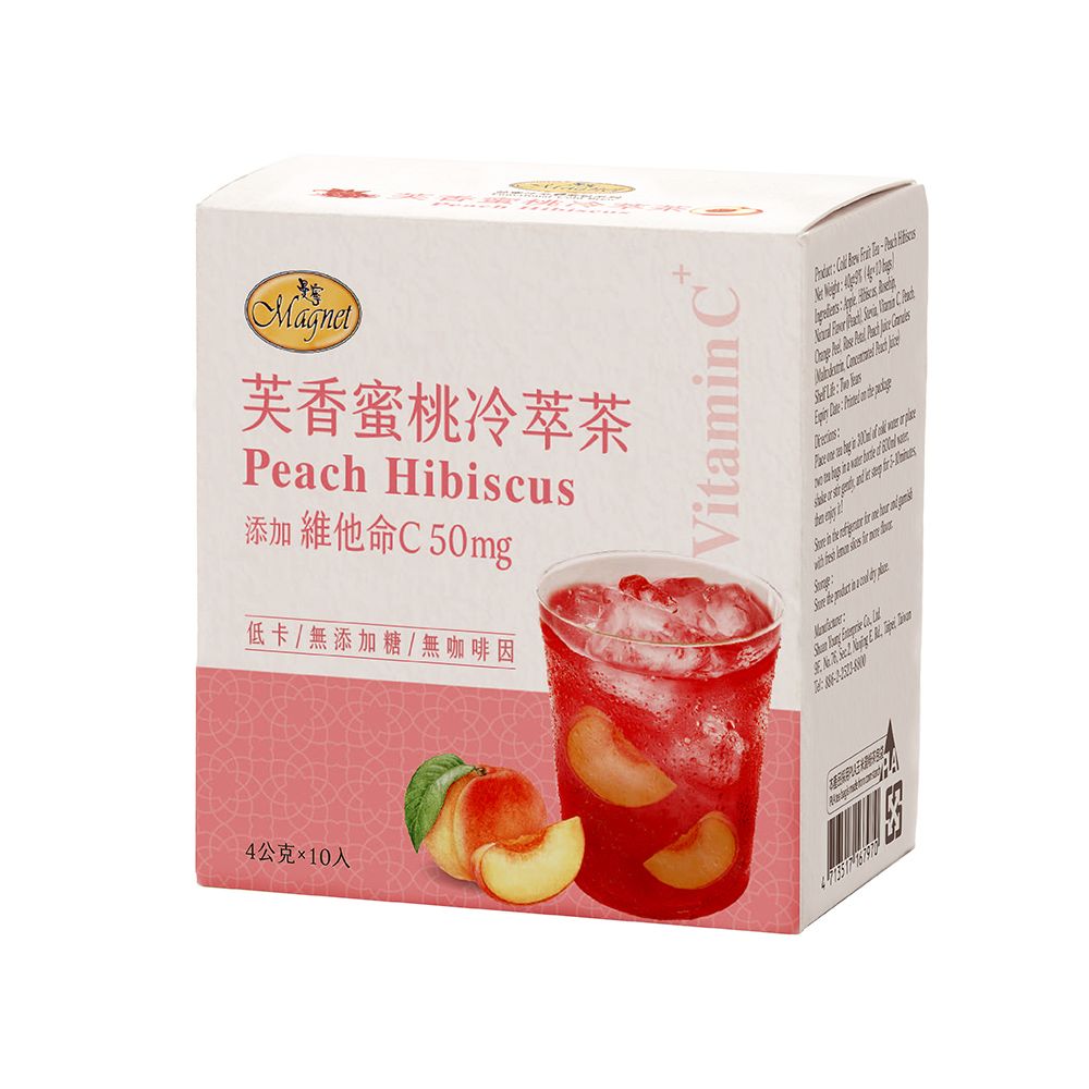 曼寧芙香蜜桃冷萃茶/ 4g/ 10入/ 盒
