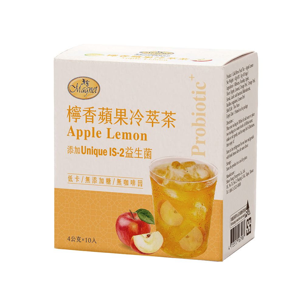 曼寧檸香蘋果冷萃茶/ 4g/ 10入/ 盒