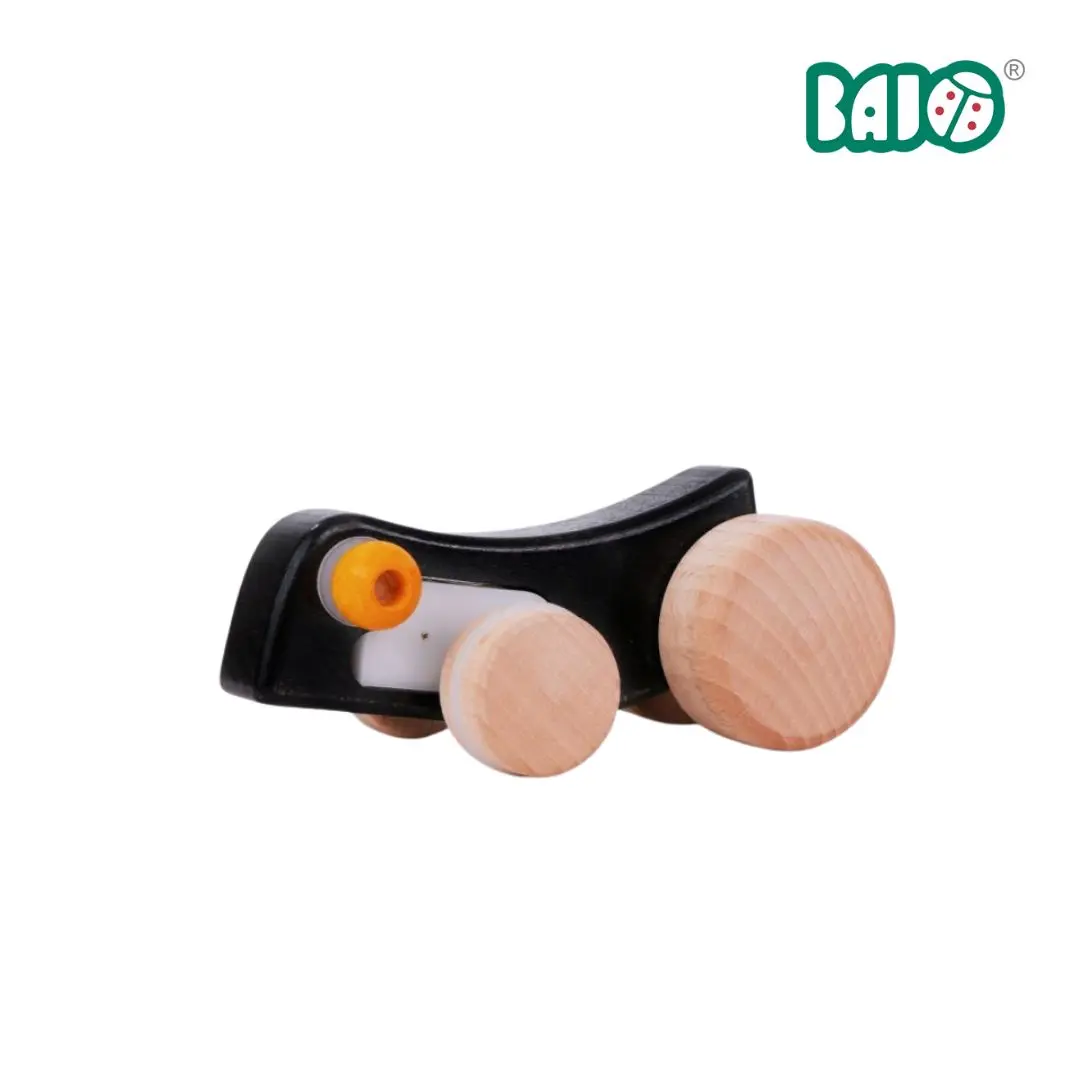 BAJO動物系列/ 小毛蟲迴力跳跳木玩