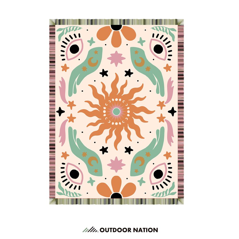 Outdoor Nation戶外萬用毯/ 加長版/ 占星旅人