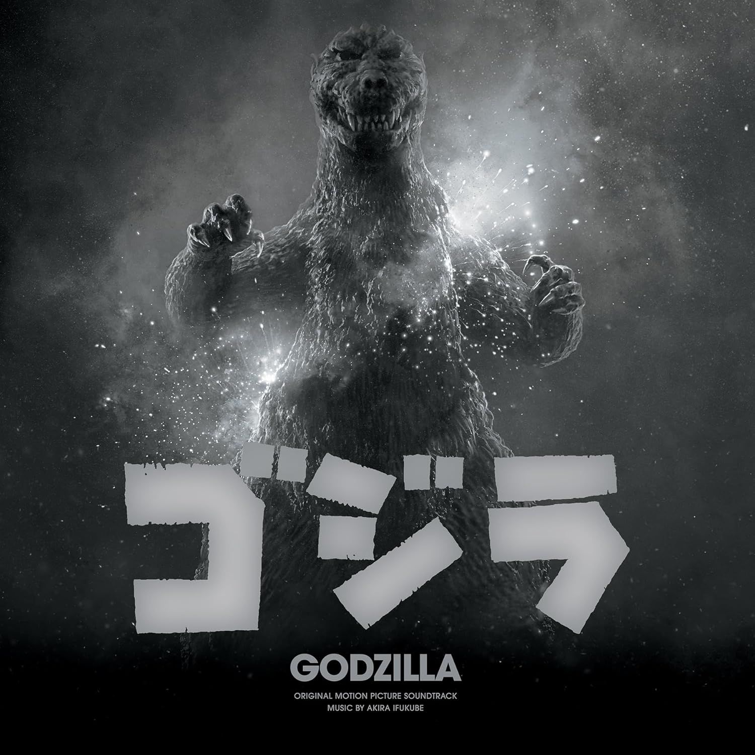 Godzilla (LP/Black & White Haze with Electric Blue Splatter Vinyl/Remastered 70th Anniversary Ed.)