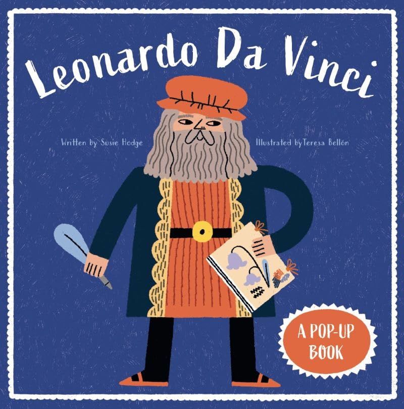 名人傳記立體書➤Leonardo da Vinci: A Pop-Up Book