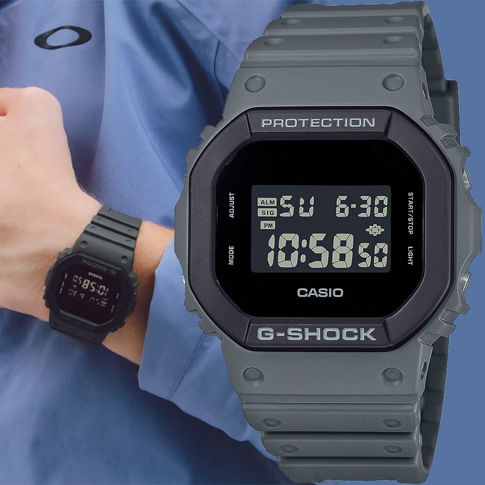 CASIO 卡西歐 G-SHOCK 軍事運動風手錶 電子錶 學生錶 DW-5610UU-8