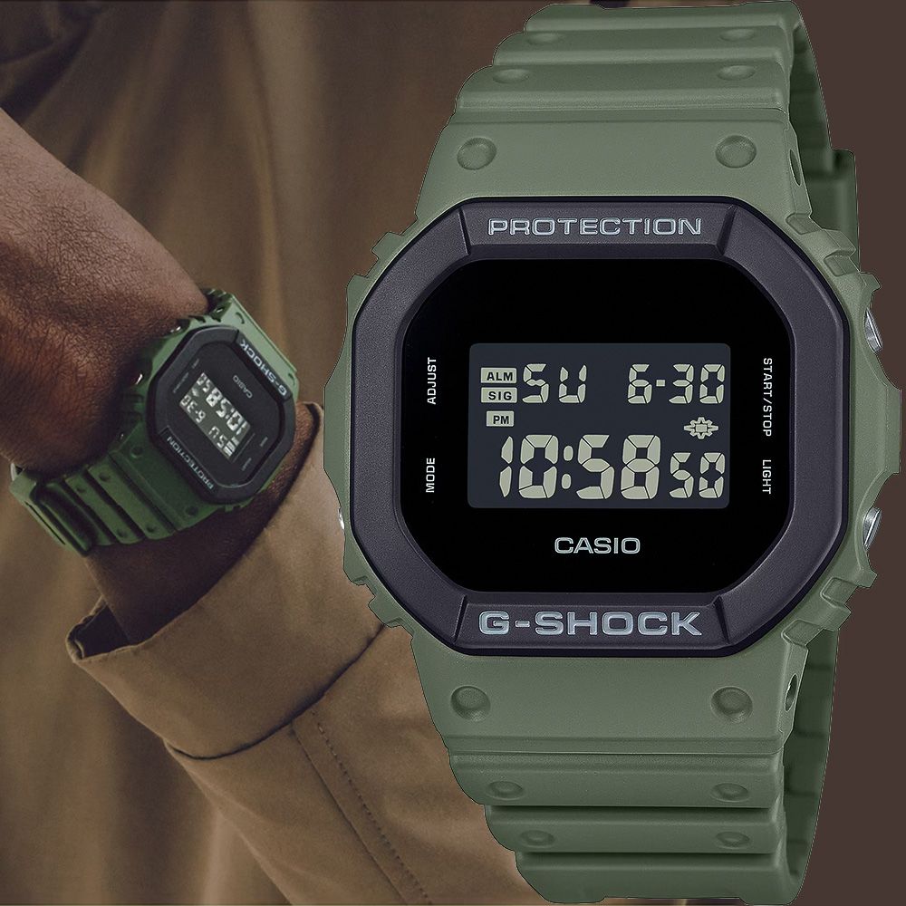 CASIO 卡西歐 G-SHOCK 軍事運動風手錶 電子錶 學生錶 DW-5610UU-3
