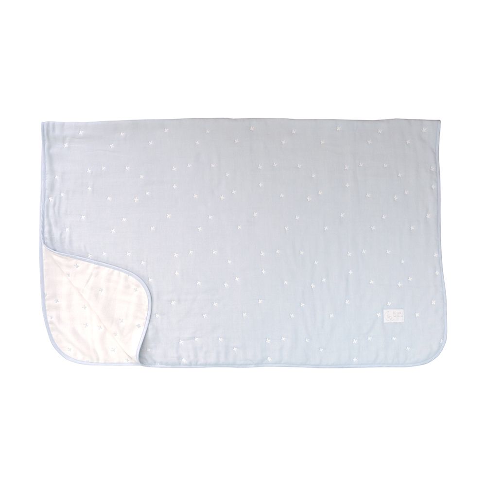 10mois十字星彩六層紗被L/ 天空藍