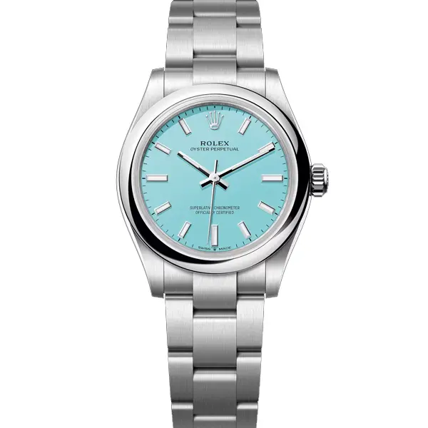 【Rolex 勞力士】Oyster Perpetual 277200 蒂芬妮綠松石藍面 31mm