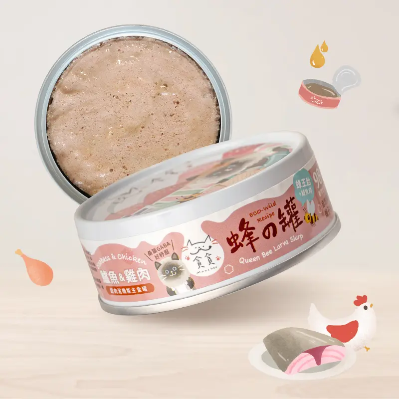 貪貪蜂之罐主食罐/ 鱸魚&雞肉/ 1入