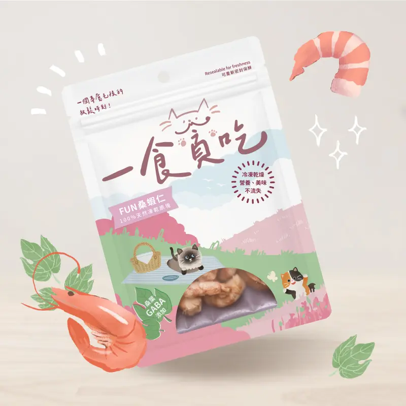 貪貪Fun桑凍乾零食/ 蝦仁/ 15g