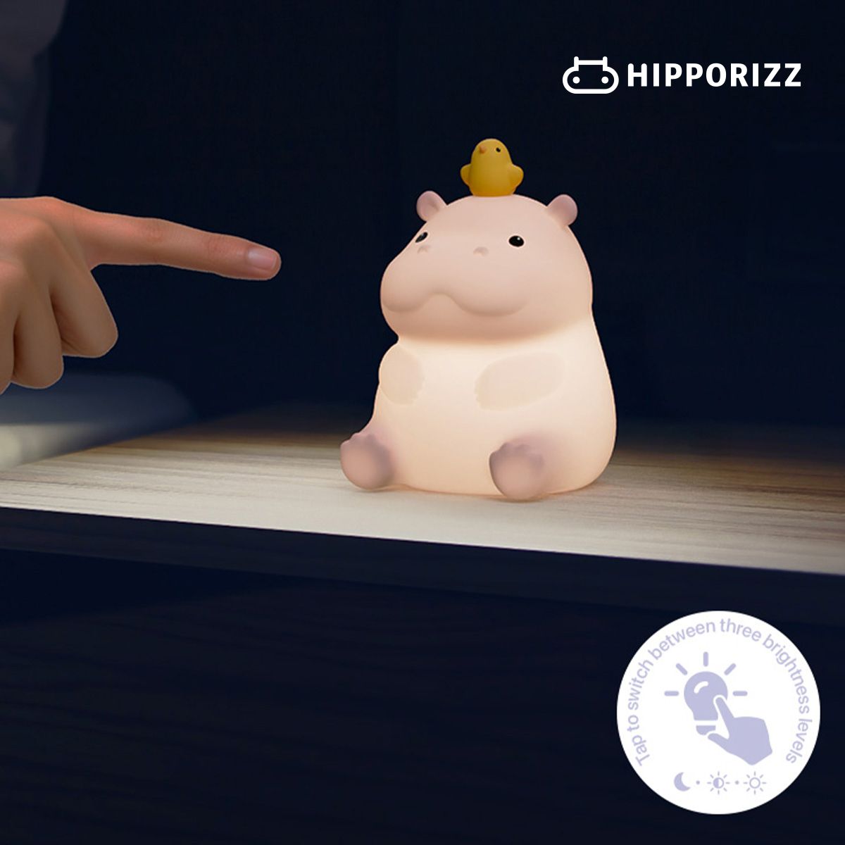 Hipporizz Cozy Hippo 拍拍小夜燈