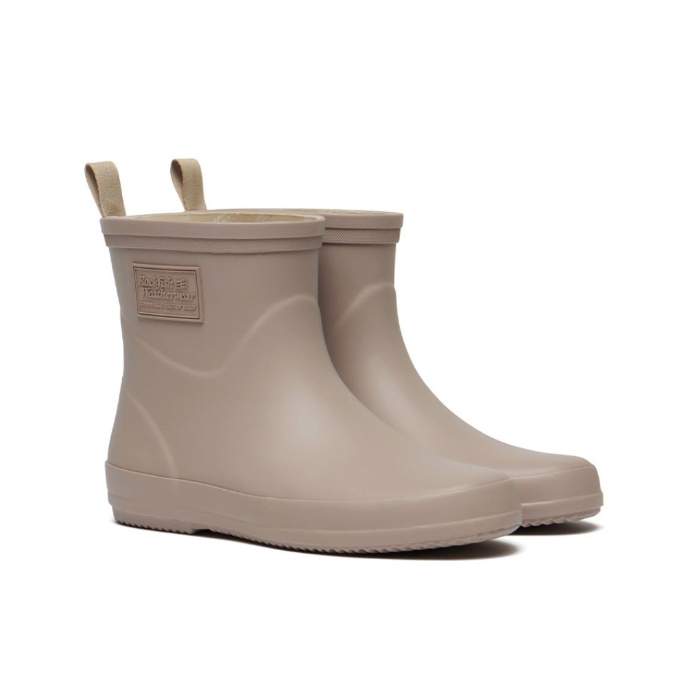 韓國 ROCKFISH EBBY RAIN BOOTS SHORT 女款 簡約素面短筒雨靴 摩卡色MOCHA/ 240-245mm
