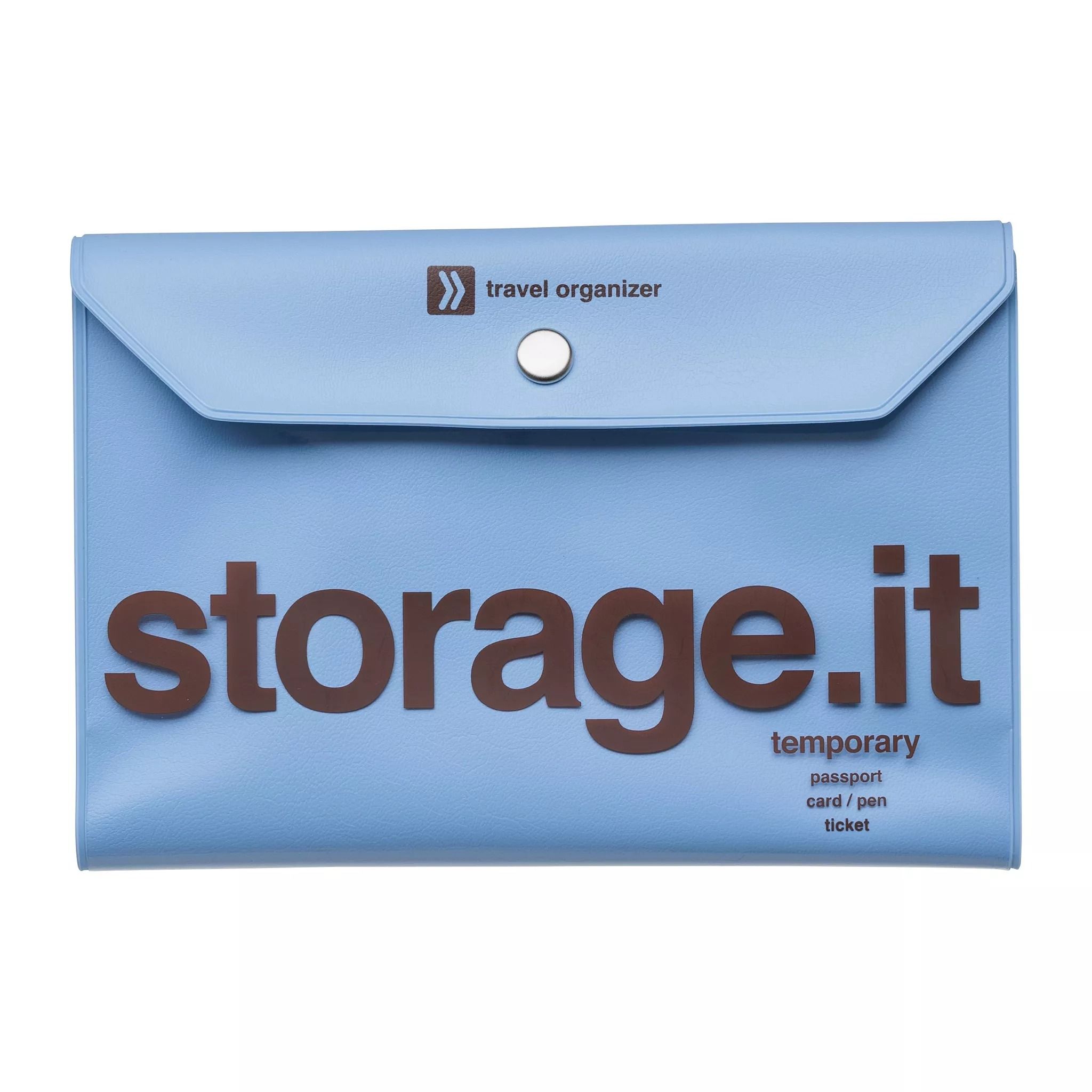 日本 MARK'S Storage.It 文具護照收納袋/ 藍