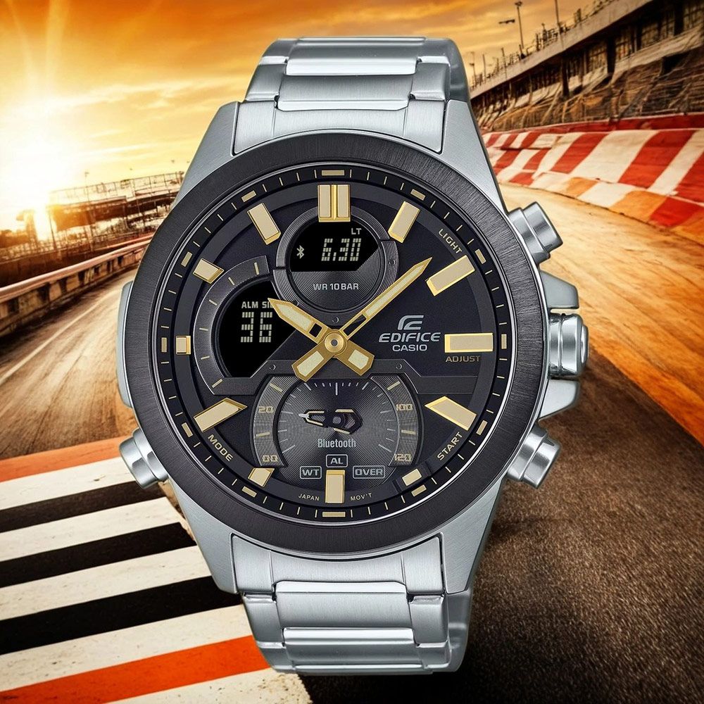 CASIO 卡西歐 EDIFICE 賽車運動藍芽手錶 ECB-30DB-1A9