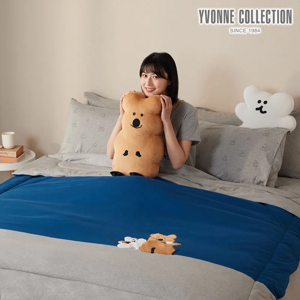 YVONNE COLLECTION S'more雙人四季被-極光藍 (DINOTAENG)