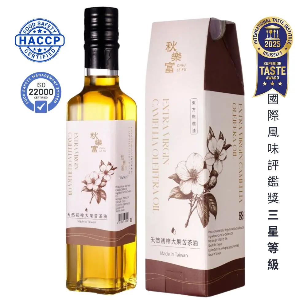 秋樂富油品 天然初榨大果苦茶油 250ml