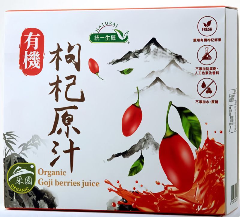【統一生機】有機枸杞原汁/ 30ml/ 10入/ 盒